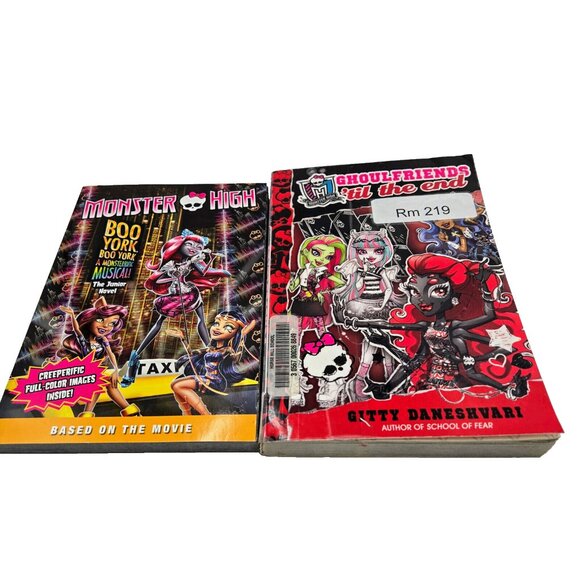 Monster High Books Boo York Boo York And Goulfriends To The End Soft Cover Paran - Picture 1 of 16